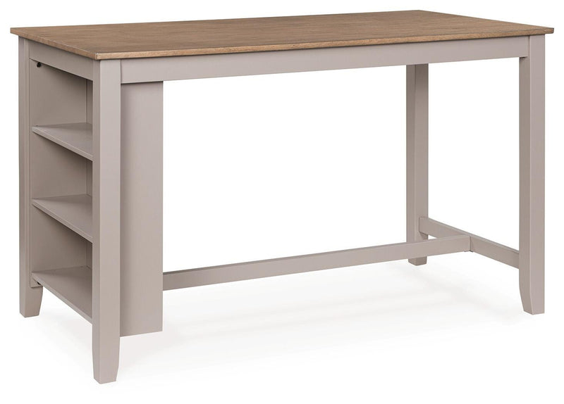 Harperfeld Natural/Gray Counter Height Dining Table - PCD403-13
