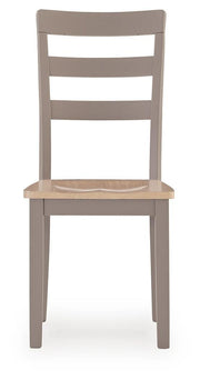 Harperfeld Natural/Gray Dining Chair, Set of 2 - PCD403-01