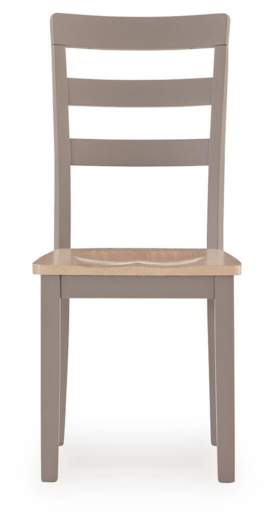 Harperfeld Natural/Gray Dining Chair, Set of 2 - PCD403-01