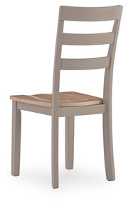 Harperfeld Natural/Gray Dining Chair, Set of 2 - PCD403-01