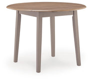 Harperfeld Natural/Gray Dining Drop Leaf Table - PCD403-15