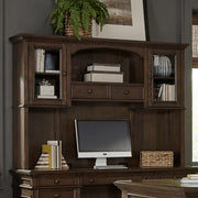 Hartshill 2-door Hutch with Shelves Burnished Oak - 881283H
