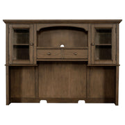 Hartshill 2-door Hutch with Shelves Burnished Oak - 881283H