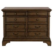 Hartshill 5-drawer Home Office File Cabinet Burnished Oak - 881284