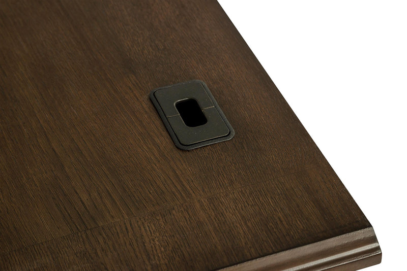 Hartshill 66-inch 5-drawer Credenza Office Desk Burnish Oak - 881282