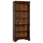 Hartshill 78-inch 5-shelf Bookcase Burnished Oak - 881285