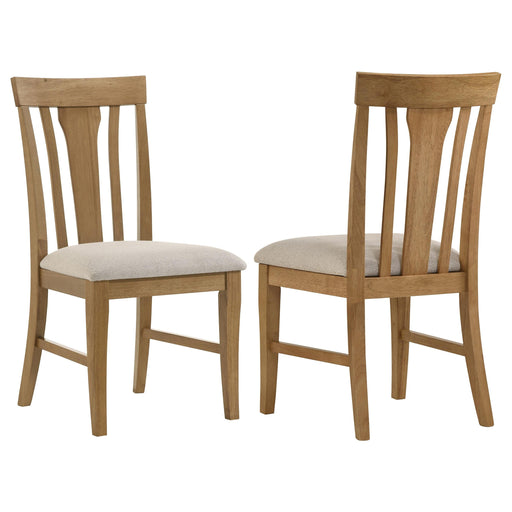 Hartville Dining Side Chair Natural Light Brown (Set of 2) - 109462