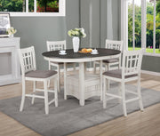 Hartwell Chalk Gray Counter Height Dining Set - DMV FurnitureCounter Height Set