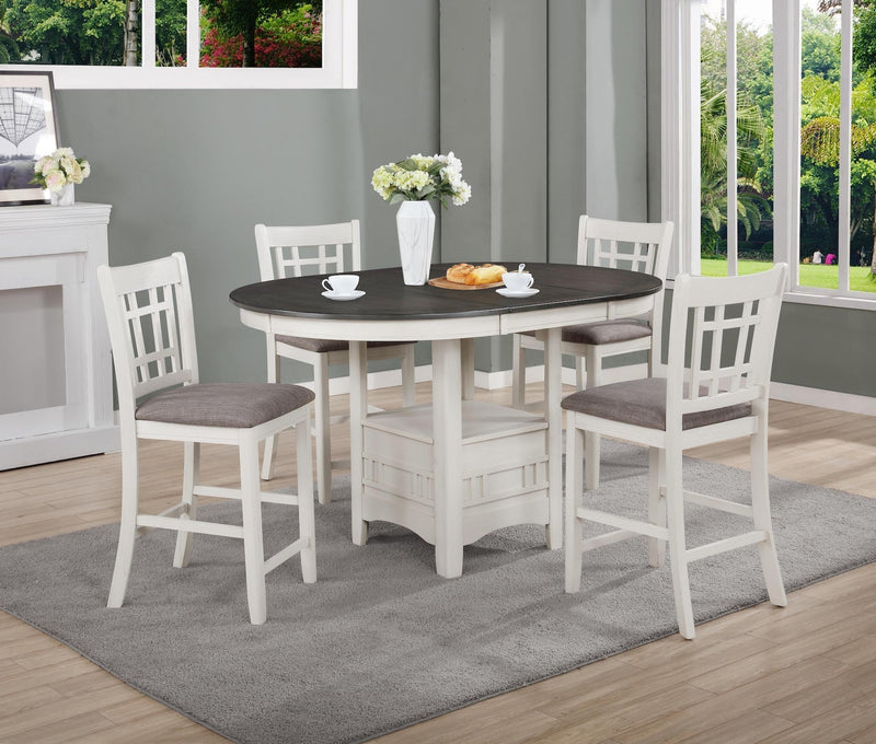 Hartwell Chalk Gray Counter Height Dining Set - DMV FurnitureCounter Height Set