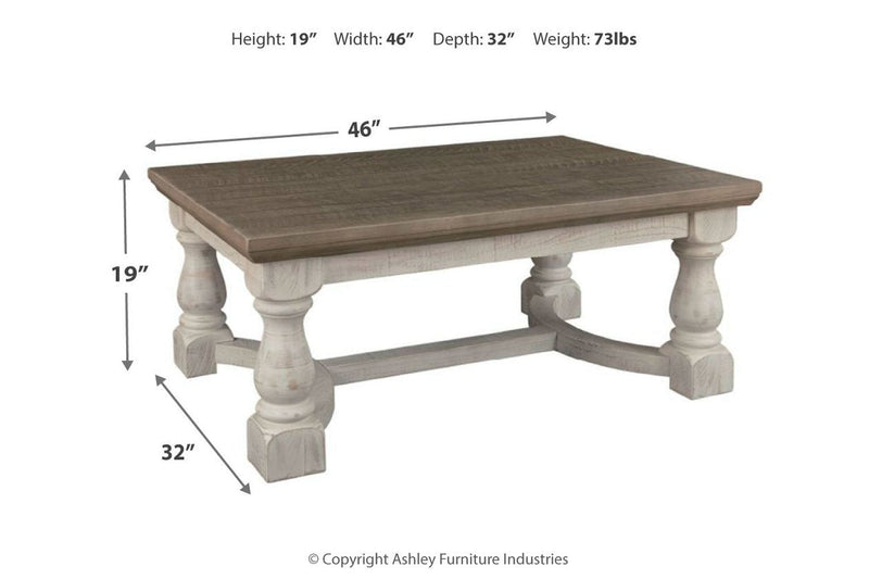 Havalance Gray/White Coffee Table - DMV FurnitureCoffee Table