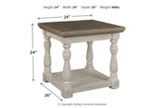Havalance Gray/White End Table - DMV FurnitureEnd Table