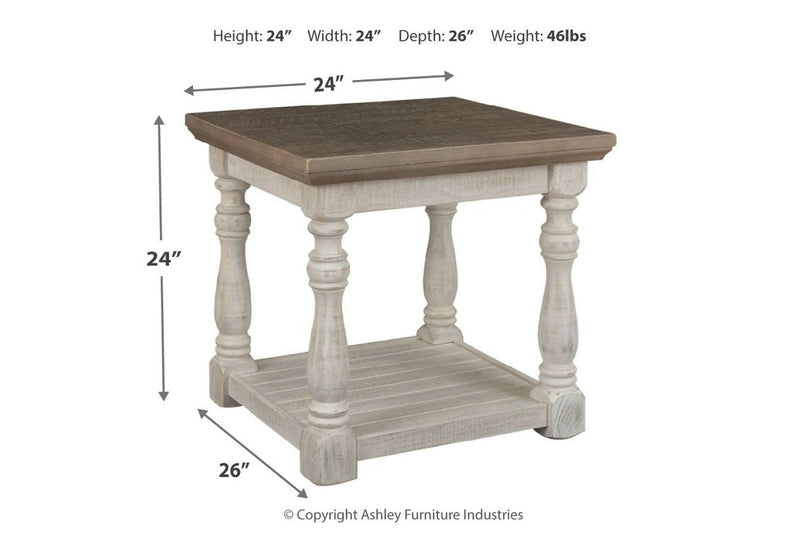 Havalance Gray/White End Table - DMV FurnitureEnd Table