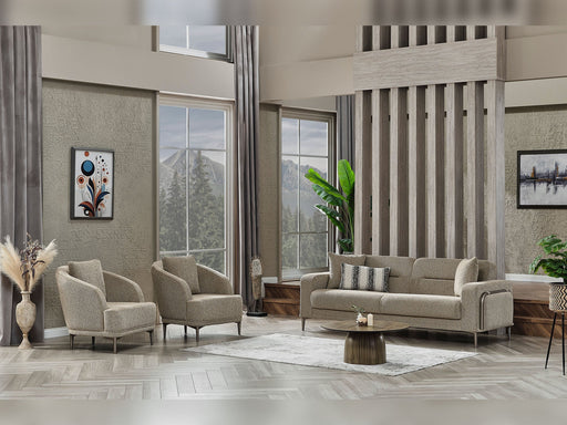 Havana 3-pieces (Sofa & Loveseat & Chair) Livingroom in Beige - 200-SER-HAV-PINAR07-321
