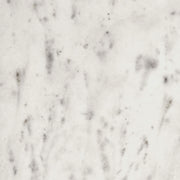 Haven Round Genuine White Marble Top End Side Table Black - 706207