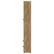 Hawthorne 4-shelf Glass Door Tall Cabinet with Drawers Mango - 953479