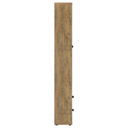 Hawthorne 4-shelf Glass Door Tall Cabinet with Drawers Mango - 953479