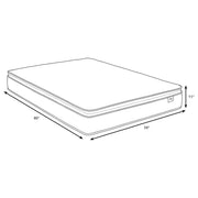 Hayes 11-inch Queen Pillow Top Memory Foam Hybrid Mattress - 350362Q