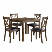 Hazel Charcoal Brown 5 - Piece Dining Set - DMV FurnitureDining Room Set