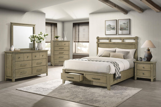 Hazlewood 5-piece Eastern King Bedroom Set Vineyard Oak - 207530KE-S5