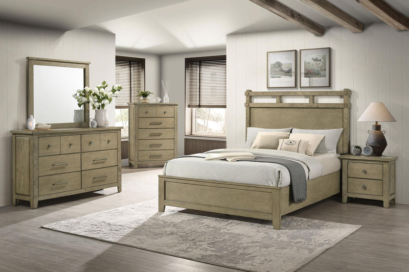 Hazlewood 5-piece Eastern King Bedroom Set Vineyard Oak - 207531KE-S5