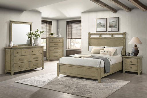 Hazlewood 5-piece Eastern King Bedroom Set Vineyard Oak - 207531KE-S5