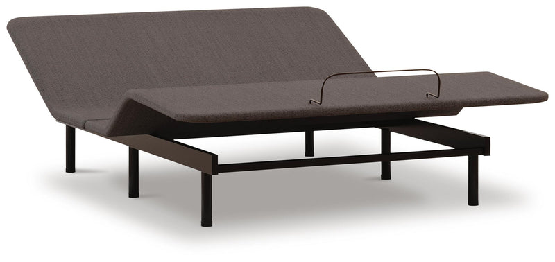Head/Foot Model - Good Charcoal Gray Queen Adjustable Base - M5X332