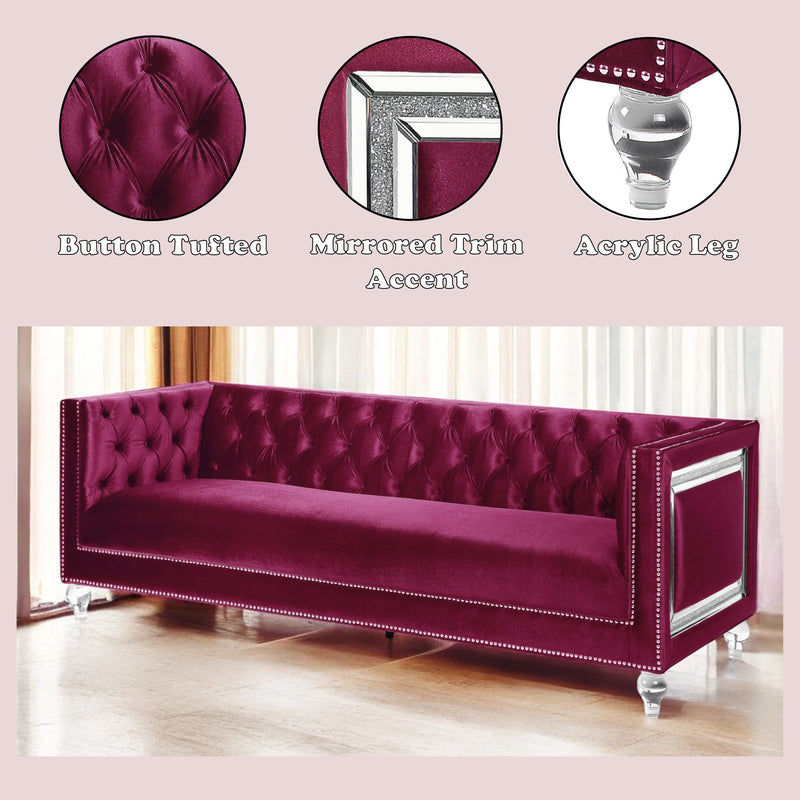 Heibero Sofa W/2 Pillows (Same 56895) - LV01400
