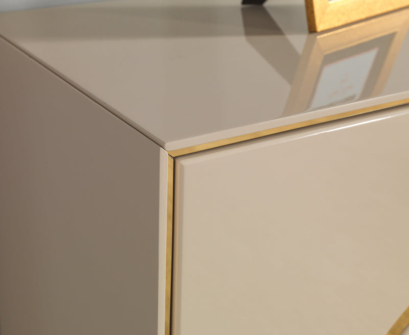 Helena Ivory Dining Server - DMV FurnitureServer