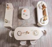 Helena Ivory Dining Server - DMV FurnitureServer