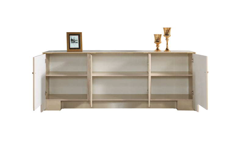 Helena Ivory Dining Server - DMV FurnitureServer