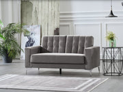 Hemera 63" Wide Tufted Convertible Loveseat - Loveseat