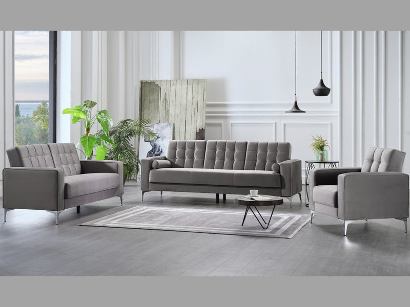 Hemera 88.6" Wide Tufted Convertible Sofa - Sofas