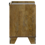 Henderson 1-drawer LED Nightstand Bedside Table Medium Oak - 222972
