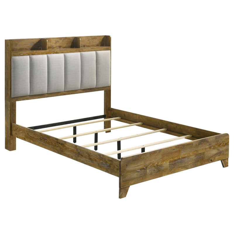 Henderson 4-piece Eastern King Bedroom Set Medium Oak - 222971KE-S4