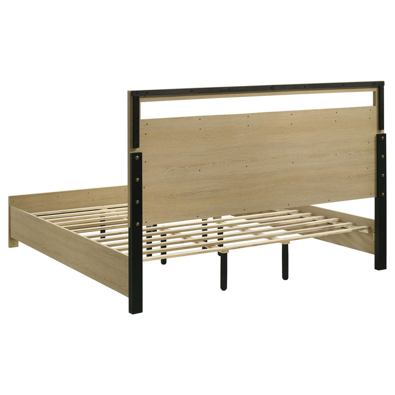 Hendricks 5-piece California King Bedroom Set Light Oak - 222651KW-S5
