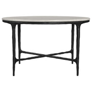 Hermas 3-piece Round Marble Coffee and End Table Set White - 710738-S3