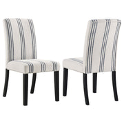 Herran Upholstered Dining Side Chair Beige (Set of 2) - 121782