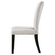 Herran Upholstered Dining Side Chair Beige (Set of 2) - 121782