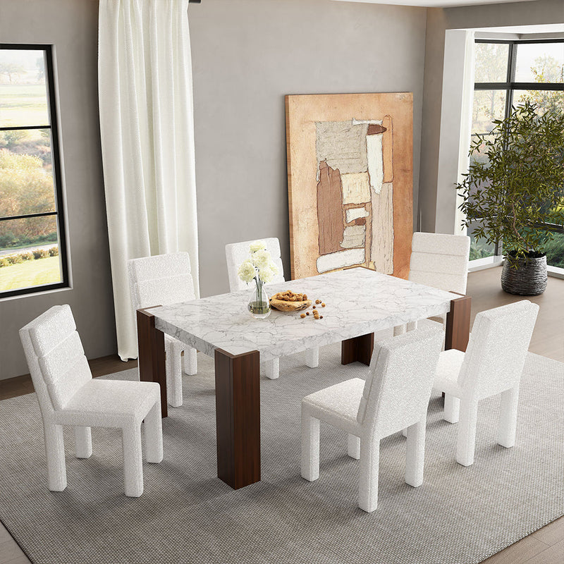 Hettie Dining Table W/Engineeed Stone Top - DN02157