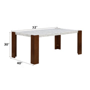 Hettie Dining Table W/Engineeed Stone Top - DN02157