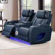 Hialeah Blue Sofa & Loveseat & Chair - HIALEAH-BL-SLC