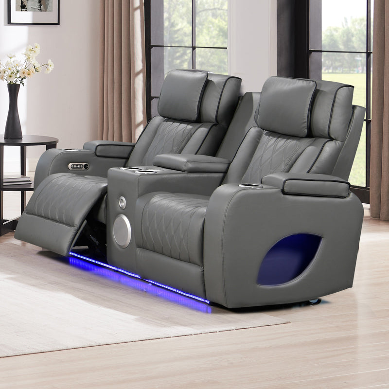 Hialeah Gray Loveseat - HIALEAH-GRY-LS