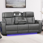 Hialeah Gray Sofa & Loveseat & Chair - HIALEAH-GY-SLC