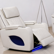 Hialeah White Sofa & Loveseat & Chair - HIALEAH-WT-SLC