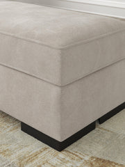 High Profile Chair and Ottoman in Taupe - PKG022018