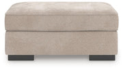 High Profile Taupe Ottoman - 5990214