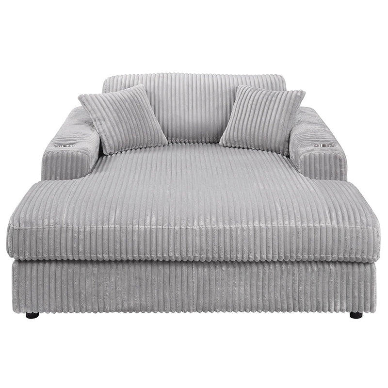 Hilde Chaise w/2 Pillows - LV03681