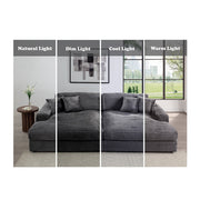 Hilde Chaise w/2 Pillows - LV03690