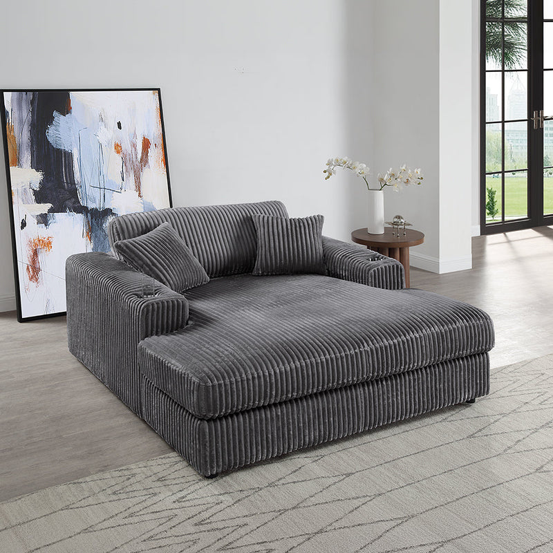 Hilde Chaise w/2 Pillows - LV03691