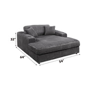 Hilde Chaise w/2 Pillows - LV03691